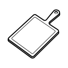 blank clipboard isolated on white