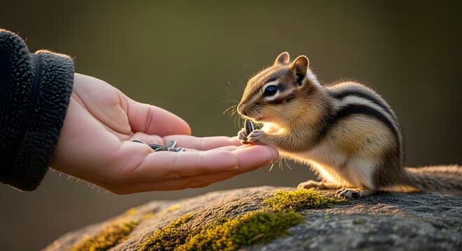 Gentle Forest Walk Wildlife Interaction