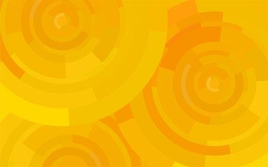 Dynamic Orange Concentric Rings Abstract Background. Radial Abstract Design.