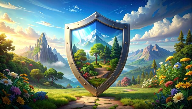 Stylized digital collage with white bust wearing orange sunglasses and floral crown. Surreal purple-pink gradient background with neon lines, hummingbirds, disco ball, smartphone, and geometric shapes - Powered by Adobe