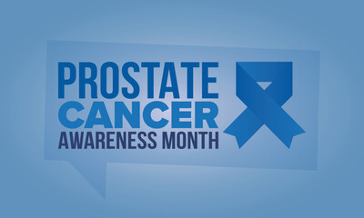 Prostate Cancer Awareness Month in September. Movember in November. Men's Health. Medical health care and awareness design. oster, card, banner and background. Vector illustration