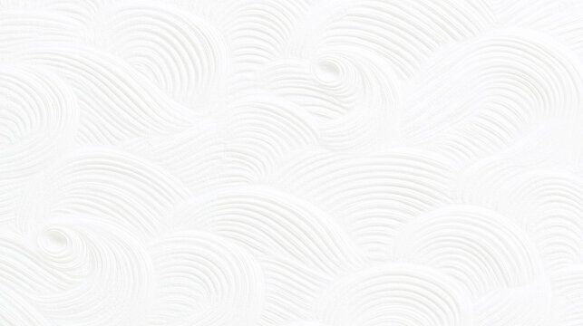 白い和紙に波模様のエンボス加工された和風な背景