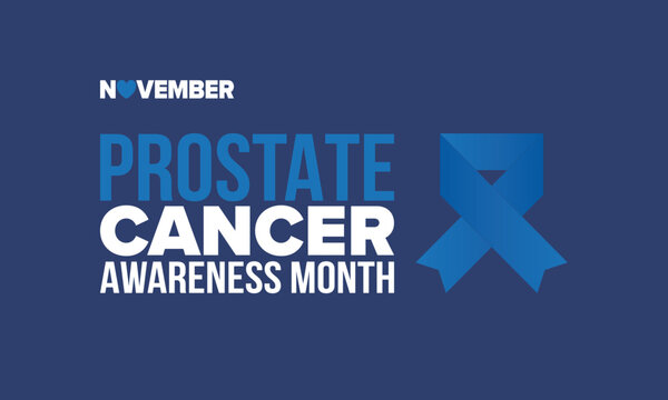 Prostate Cancer Awareness Month in September. Movember in November. Men's Health. Medical health care and awareness design. oster, card, banner and background. Vector illustration