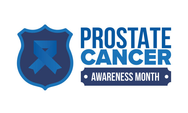Prostate Cancer Awareness Month in September. Movember in November. Men's Health. Medical health care and awareness design. oster, card, banner and background. Vector illustration
