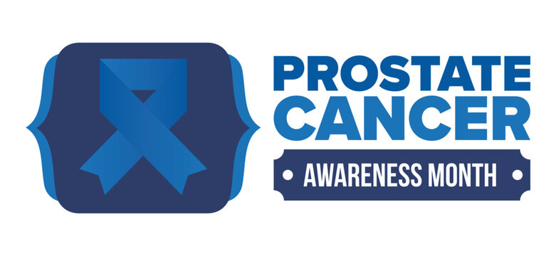 Prostate Cancer Awareness Month in September. Movember in November. Men's Health. Medical health care and awareness design. oster, card, banner and background. Vector illustration