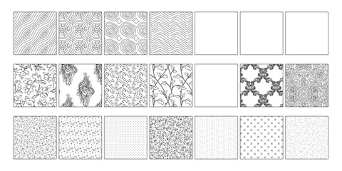 Landscape Design CAD Floor Tile Pattern, Architectural and Urban Planning Illustration for Outdoor and Garden Projects © xue
