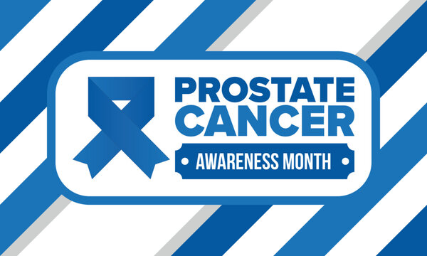 Prostate Cancer Awareness Month in September. Movember in November. Men's Health. Medical health care and awareness design. oster, card, banner and background. Vector illustration