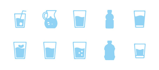 water drink icon vector. water beverage symbol.
isolated illustration sign