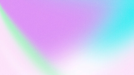 Pastel hologram design, Triangular holographic pastel illustration, Futuristic pastel triangle with cyan borders and glow, Airy holographic triangle in soft pastel hues with bright cyan