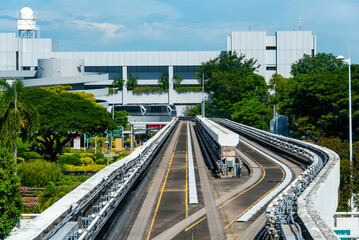Skytrain Terminal Transfer at Changi Airport - Singapore