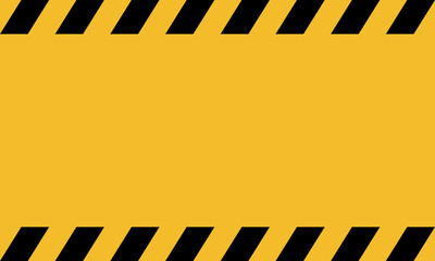 construction alert safety warning display, bright caution stripe sign with hazard patterns and space, vivid safety banner featuring hazard stripes and dedicated text area for warnings