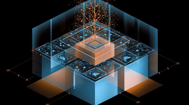 a Convolutional Neural Network processing an image, illustrating layered feature extraction, filters, and pattern detection from input to output in a clear, technical AI diagram.
