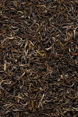 Fresh Green Tea Leaves with Floral, Herbal, and Fruit Ingredients Macro Shot