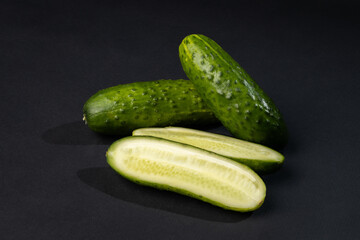 cucumber on the table