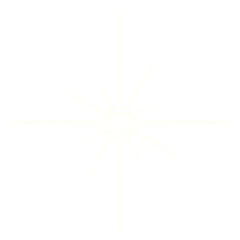 Obraz premium White four-point star lens flare light effect element