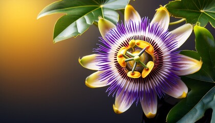 Granadilla Passiflora Or Passionfruit Flower