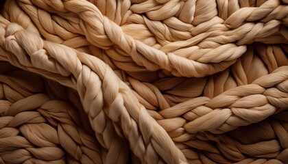 Natural Woven Wool Fabric Texture Background