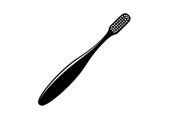 Black toothbrush