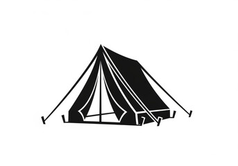 Vintage canvas tent