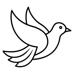 dove of peace vector