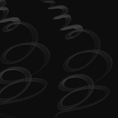 black and white floral background, curved smoke background, smoke affect
