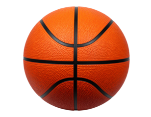 Untitled design - A classic orange basketbre and black channel lines clearly defined, evenly lit with natural highlights, isolated cle