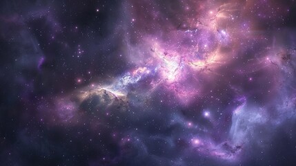 Obraz premium A single, glowing speck of cosmic dust on an epic journey through intergalactic space. 