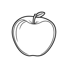 Apple illustration isolated on white background isolated on transparent background
