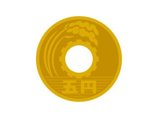 一枚の五円玉