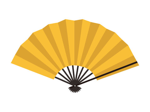 金色の扇子
