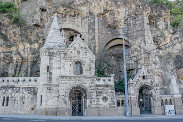 Rock Chapel of Saint Ivan Built into Gell&eacute;rt Hill in Budapest