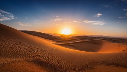 Sunset Over Sand