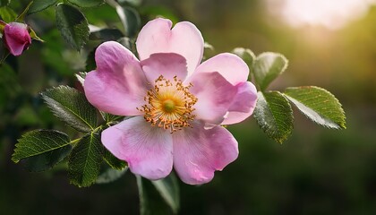 Fototapeta premium Pink Wild Rose Flower