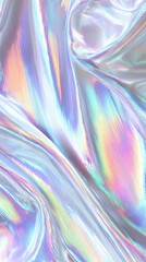 A stunning and elegant abstract holographic stripe pattern showcasing vibrant colors and smooth gradients.