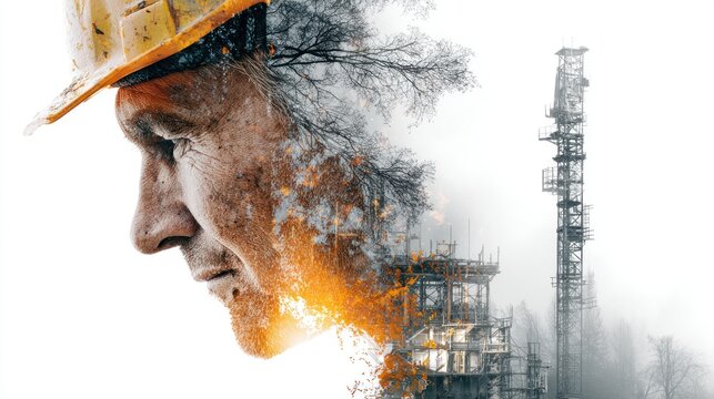 Double exposure male professional mind creativity knowledge concepts for business people technology - Powered by Adobe