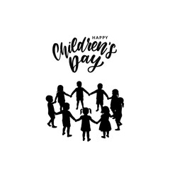 Children's Day postcard with flying balloons bunch and gift box on page background. Vector 3d paper colorful ballons special cartoon kids poster template