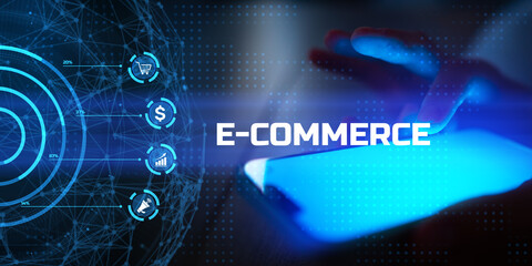 Obraz premium E-Commerce Sales, Marketing, and Growth Analytics for Online Business.