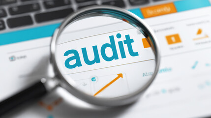 Naklejka premium Close-up of the word 