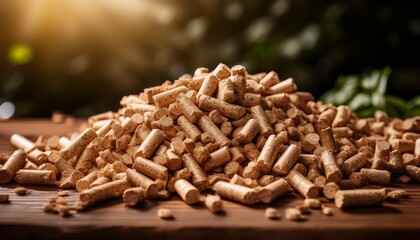 Obraz premium Wooden Pellets