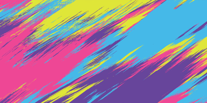 Grunge design of modern jersey colors and patterns, abstract colorful lines sublimation, sports background, cheering, running, cycling, basketball, netball, event, team, vector illustration. eps 10