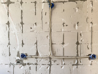 Electrical Wiring Rough-In with Conduit and Junction Boxes
