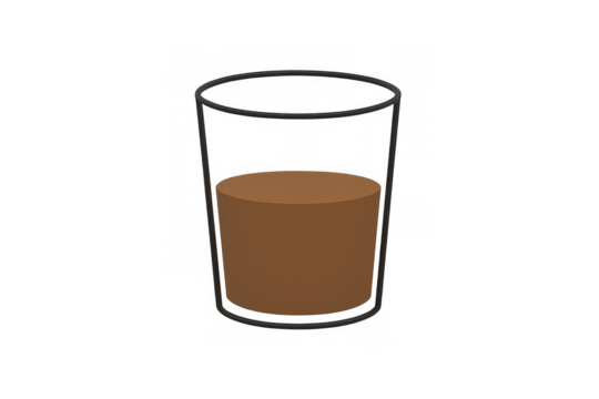Indian masala chai or coffee beverage pouring into glass, representing culture, relaxation, and warmth. Transparent background