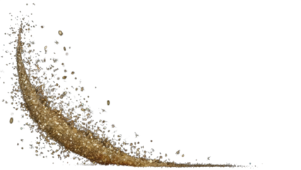 Sparkling golden confetti closeup for holidays, joyous occasions, or scrapbook projects.