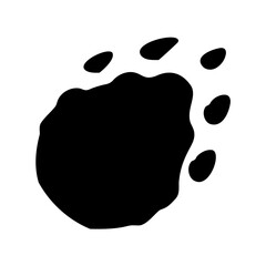 black and white paint splashes