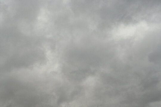 Overcast Gray Sky with Dense Cloud Cover