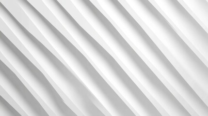 Obraz premium Abstract White Background with Wavy Texture and Dimensional Lines Creating Depth and Light Play for Modern Design Projects