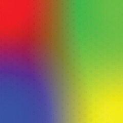 Abstract colorful background pattern with bright rainbow spectrum of geometric circles, a seamless vector illustration design