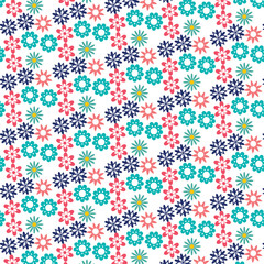 seamless pattern with flowers