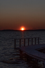 Obraz premium Pielavesi lake evening