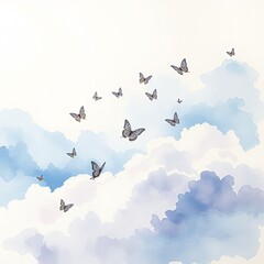 BUTTERFLIES AND FLOWERS